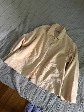 Vintage yellow chore coat